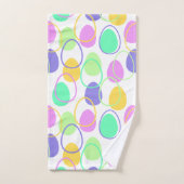 Oeufs de Pâques et contours (Serviette à main)