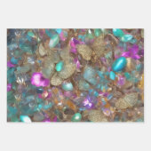 Oeufs De Pâques Et Fleurs. 007 Papier d'emballage (Devant 3)