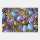 Oeufs De Pâques Et Fleurs. 007 Papier d'emballage (Devant 2)