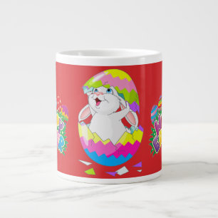 OEufs de Pâques et Mug de lapin - Rouge