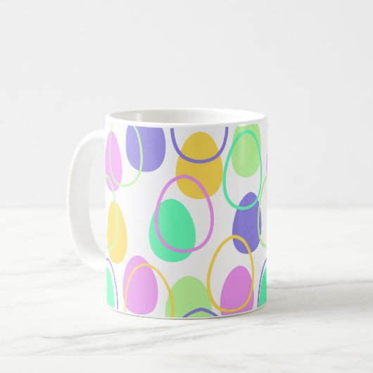 OEufs de Pâques et présentation de la Mug de café (Devant gauche)