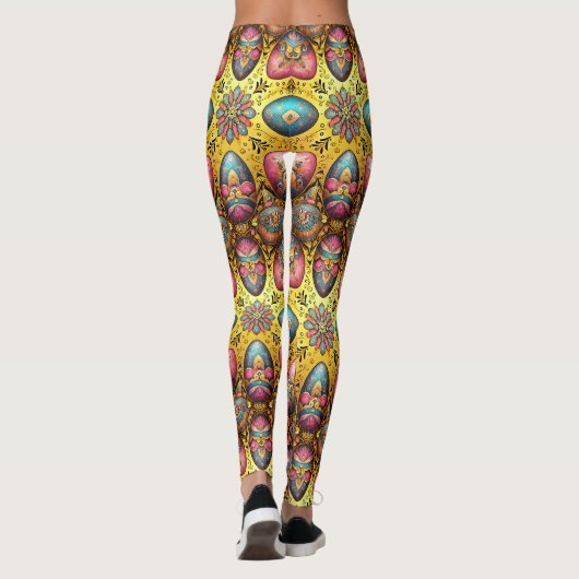 ŒUFS DE PÂQUES ~ Extravaganza 3D ~ Leggings (Dos)