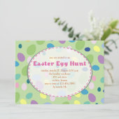 Oeufs de Pâques - Invitations de fête de Pâques (Debout devant)