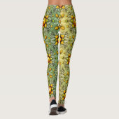 ŒUFS DE PÂQUES ~ Leggings Vert Jaune 3D (Dos)