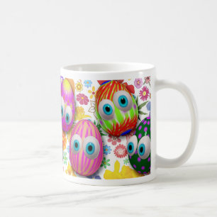 Oeufs de Pâques mignons Tasses de dessin