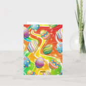 Œufs de Pâques Motif Festif (Dos)