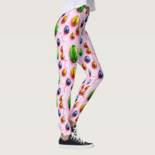 ŒUFS DE PÂQUES ~ Multicolores 3D ~ Leggings (Droite)