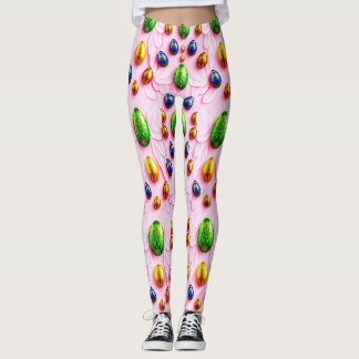 ŒUFS DE PÂQUES ~ Multicolores 3D ~ Leggings