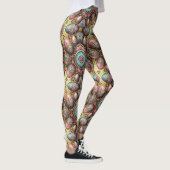 ŒUFS DE PÂQUES ~ Pastel 3D ~ Leggings (Droite)