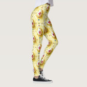 ŒUFS DE PÂQUES ~ Ruby Jaune 3D ~ Leggings (Droite)