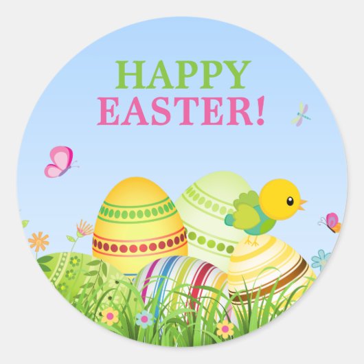 Oeufs de Pâques Stickers de Pâques (Devant)