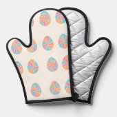 Œufs de Pâques Tie-Dye teinte moyenne motif doux (Recto/Verso)