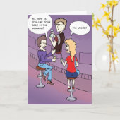 Oeufs du matin : Carte de voeux amusante (Fleur jaune)