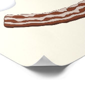 Oeufs et Bacon Grin Poster (Coin)