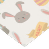 Oeufs et nappe simples de Pâques | de lapins (Angle)