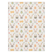 Oeufs et nappe simples de Pâques | de lapins (Devant)