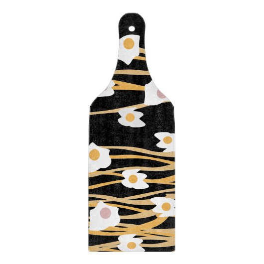 OEufs et nouilles Dîner Motif Planche à découper (Devant)