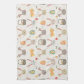 Oeufs et serviette de cuisine simples de Pâques | (Vertical)