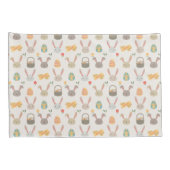 Oeufs et taie d'oreiller simples de Pâques | de (Dos-Droit)