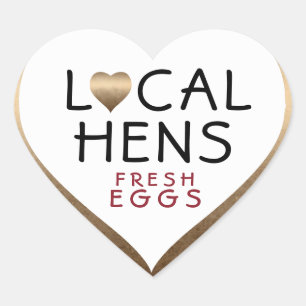 OEUFS FRAIS Poules locales sur le Étiquette en for