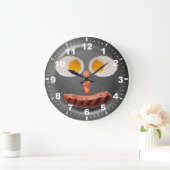 OEufs Fraisés Amusants Horloge murale de la cuisin (Maison)