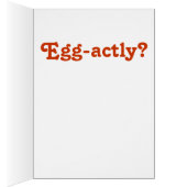 Oeufs frits — Carte d'anniversaire (Intérieur (Droit))