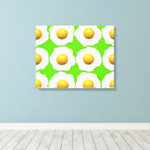 OEufs frits chaux citron vert toile hipster (Insitu (Plancher de Bois))