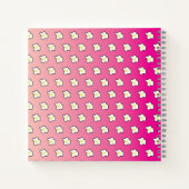 Oeufs frits roses Gradient Recette Livre (Dos)