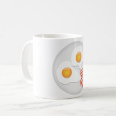 Oeufs Frivés Et Bacon Petit-Déjeuner Mug (Devant gauche)