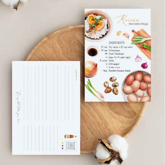 Oeufs Mayak - Carte postale Oeufs Marinés Coréens