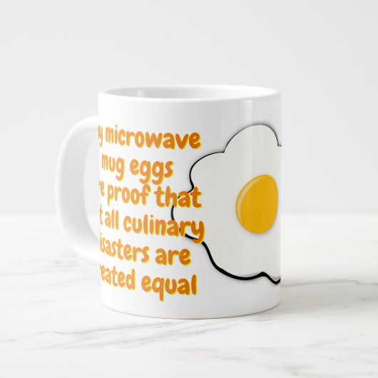Oeufs micro-ondes Mug avec citation amusante (omel (Devant gauche)