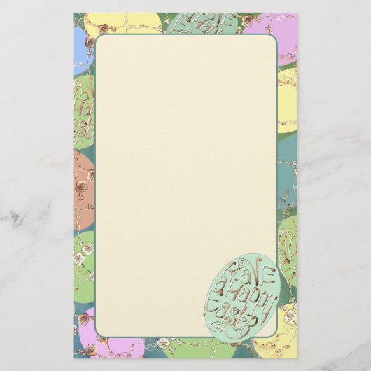 OEufs Roses de Pâques Papeterie (Devant)