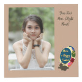 Oeufs Roses lapins de Pâques Cube photo (Droite)