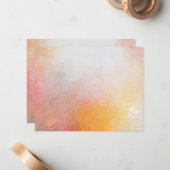 Oeuvre Abstraite Colorful Modern Blank Modèle (Devant/Arrière en situation)