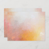 Oeuvre Abstraite Colorful Modern Blank Modèle (Devant / Derrière)