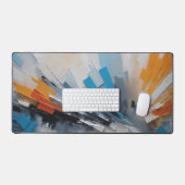 Oeuvre Abstraite de couleurs de peinture (Clavier et souris)