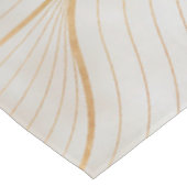 Oeuvre Abstraite de Feuilles d'or | Nappe (Angle)