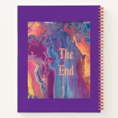 Oeuvre Abstraite de Rebecca Kelman Carnet Spiral (Dos)