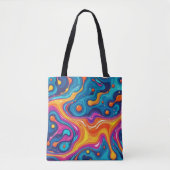 OEuvre Abstraite de surface 1200 - Sac fourre-tout (Devant)