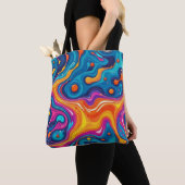 OEuvre Abstraite de surface 1200 - Sac fourre-tout (De près)
