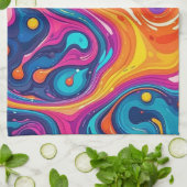 OEuvre Abstraite de surface 1200 - Serviette KItch (Plié)