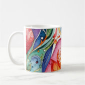 OEuvre Abstraite de surface 1207 - Mug de café (Gauche)
