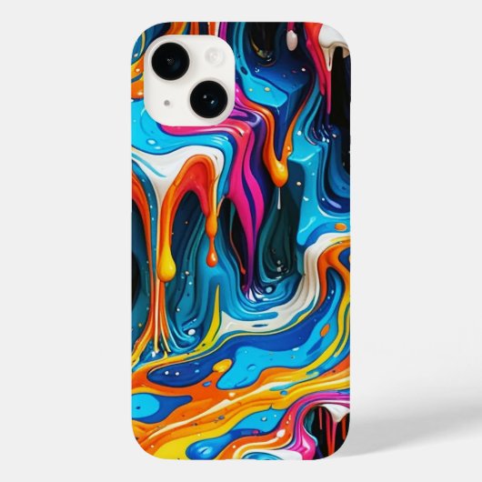 OEuvre Abstraite de surface 1217 - Coque iphone (Verso)
