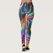 OEuvre Abstraite de surface 1217 - Leggings (Dos)