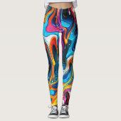 OEuvre Abstraite de surface 1217 - Leggings (Devant)