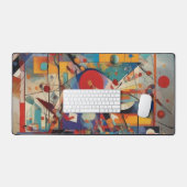 Oeuvre Abstraite moderne (Clavier et souris)