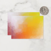 Oeuvre Abstraite moderne Blank Modèle tendance (Devant/Arrière en situation)