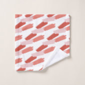 Oeuvre Abstraite Peach et Pink (Gant de toilette)