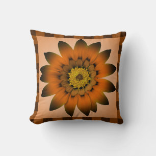 Oeuvre Brown de fleurs du Pérou - Coussin