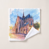 OEuvre d'aquarelle monographie pour voyageurs (Gant de toilette)